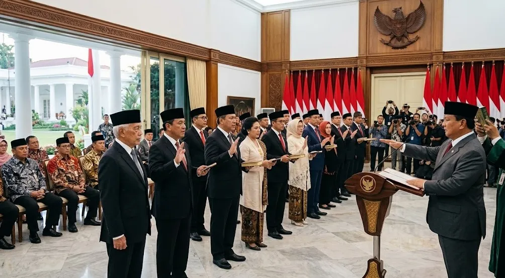 Daftar Lengkap 18 Pejabat Dilantik Prabowo: Dari Menko Baru hingga Ketua Ombudsman